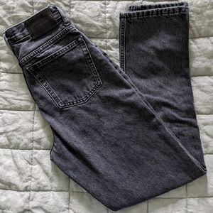 Everlane 90s Cheeky Jean Washed Black Size 23